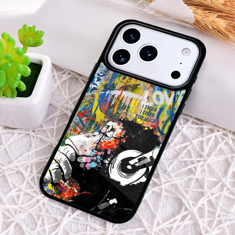 Graffiti Phone Case for iPhone 17 Air 16 15 11 12 14 13 Pro Max Shockproof Cover