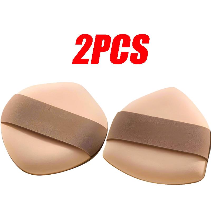 Dreieckiges Design Schwamm Puderquaste Doppelseitig Nass- und Trockenanwendung Kosmetikquaste Gleichmäßiges Auftragen von Foundation Leicht zu Reinigen Make-up Werkzeuge