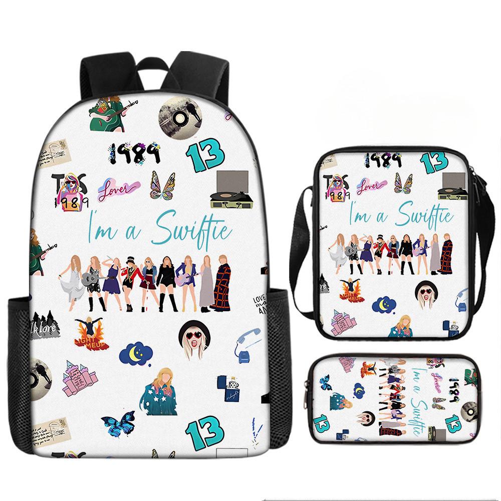 Taylor Swift Alison Bedruckter Rucksack Schultasche Umhängetasche Tasche Bleistift