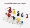 Kaishtong 90° U/Y-Shaped Nylon Pre-Insulated Terminal, SNYBS1.25-6-8