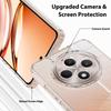 For Oppo Reno12 FS 5G/Oppo F27 5G/Oppo Reno12 F 5G Clear Phone Case TPU+Acrylic Shockproof Phone Back Cover