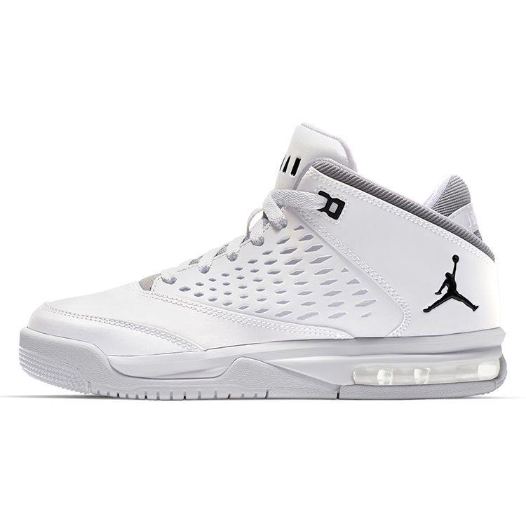 

Air Jordan Jordan Flight Origin 4 BG Белые детские кроссовки черные 921201-100