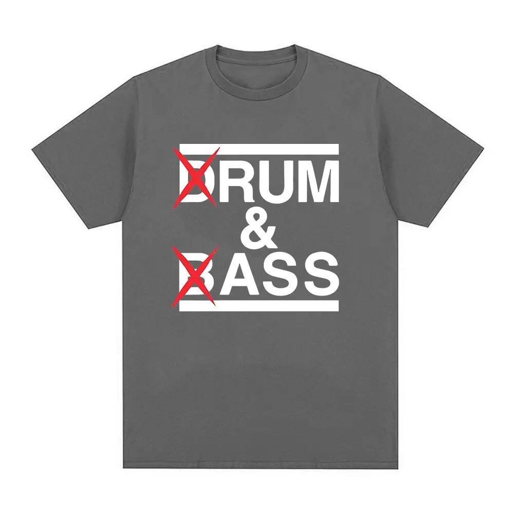 

Смішна футболка Drum and Bass Любителі Рому та Сідниць Жарти З коротким рукавом 100% Бавовняна футболка Унісекс Мода Класична Оверсайз Футболка S білий