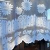 Countryside Style Sunflower Embroidery Half Curtain Kitchen and Bathroom Curtain Lace Decoration Window Sill Beautification Gauze Curtains Rodless