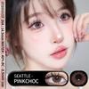 Eyeshare 1 Pair Pink Purple Contact Lenses for Eyes Colored Cosplay Softlens Natural Colorful Makeup Lens Cosmetics