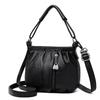 Ruffled Bag Women's Large Capacity Handbag, Simple Shoulder Bag for Women, Crossbody Bag
