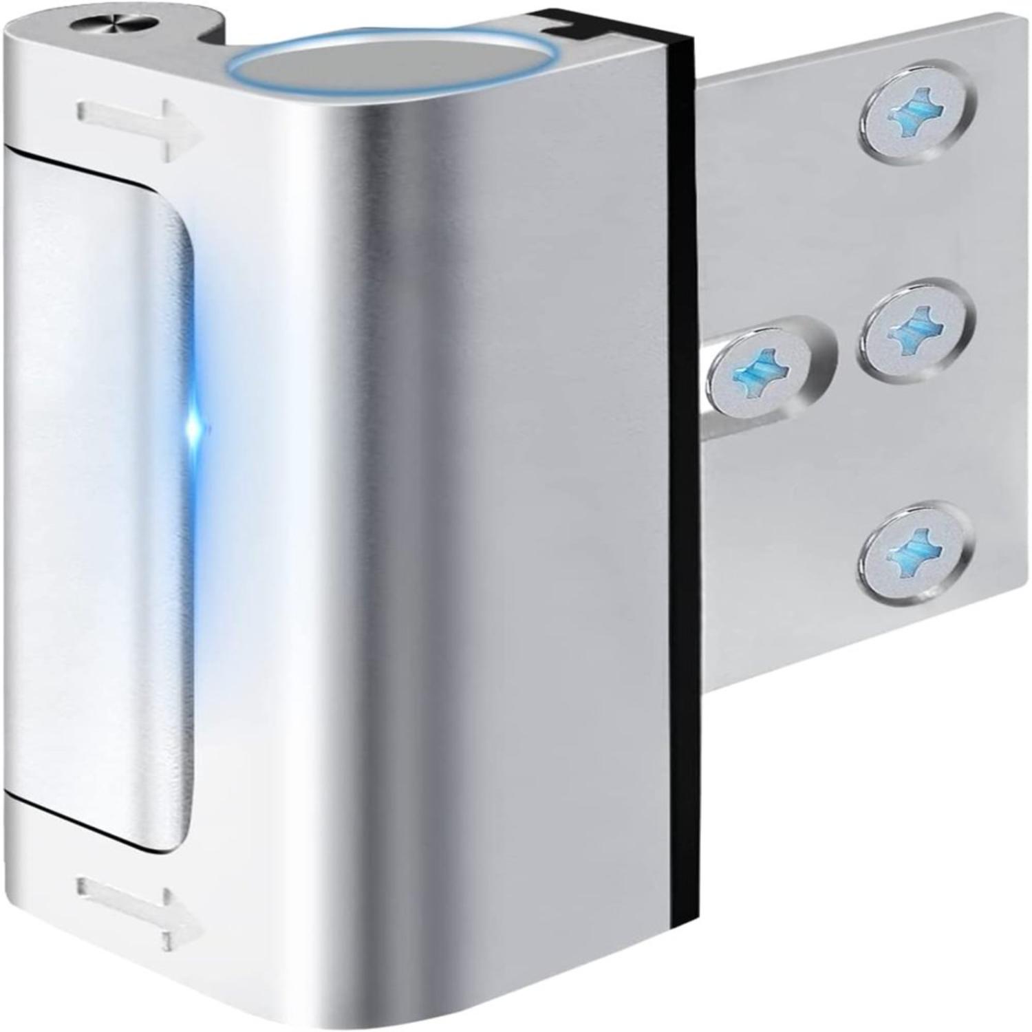 Door Reinforcement Lock 800lbs Force - Extra Lock Screws Prevents Entry, Add Security Lock Home Safety & Privacy
