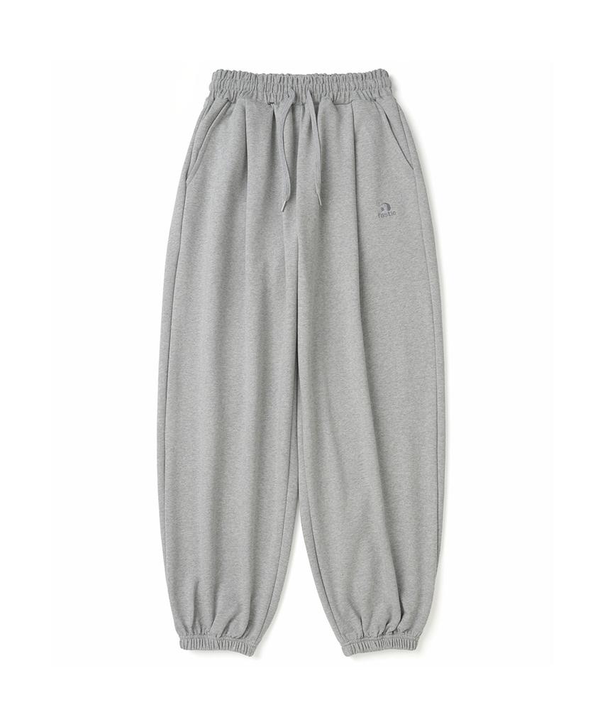 Paeseul F Patch Sweat Pants Gray