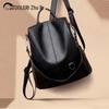 Juer Women's Genuine Leather Backpack