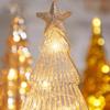 Glowing Christmas Tree Light Christmas Ornament Luminous Desktop Decoration Led Night Light Party Xmas Decor Festival Gift