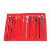 Keychain Necklace Wand Set Alloy 11Pcs Magic Wand Sticks with Keychain Necklace for Kids Cosplay