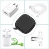 Earphone Case Mini Zipper Headphone Bag Storage Box Portable Data Cable Bags Earphone Accessories