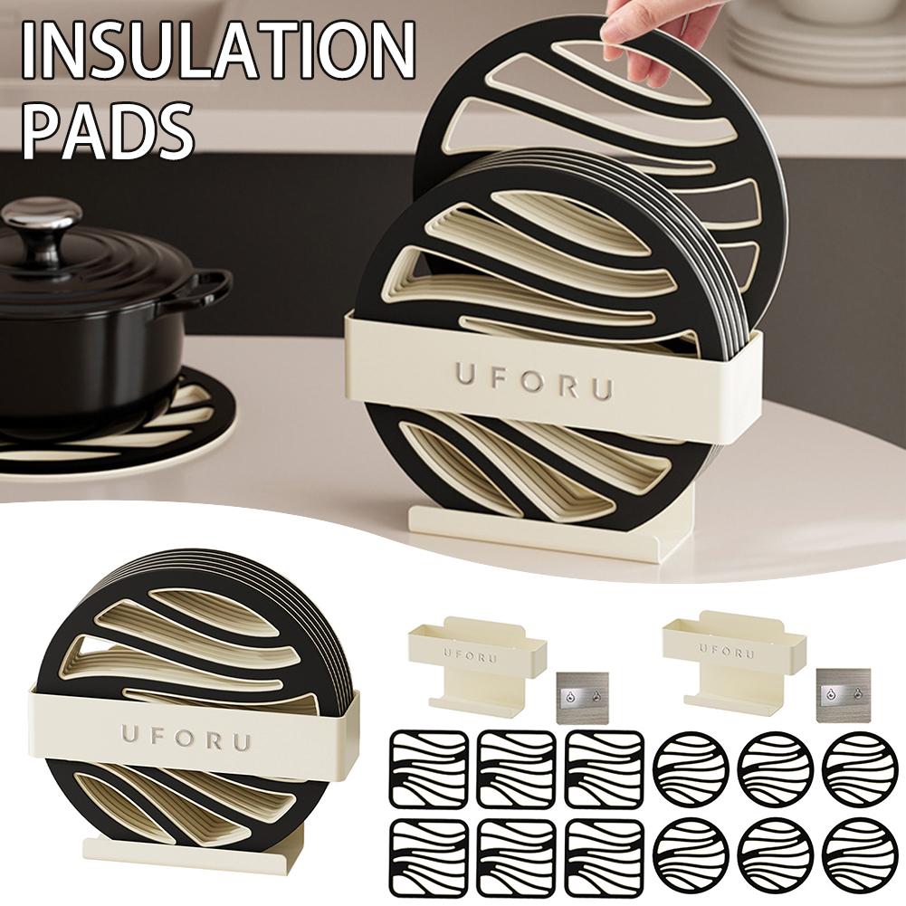 Round/Squared Insulation Pad For Desktop Heat Resistance Non-Slip Cup Pad For Home Kitchen
