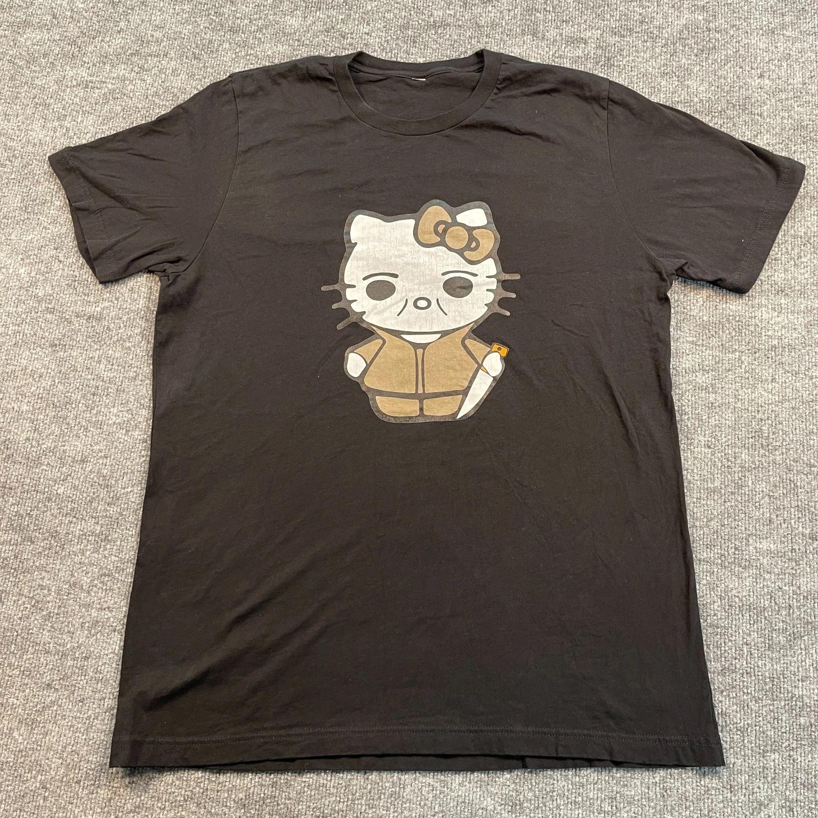 

Hello Kitty Michael-Myers Parody Shirt Large 22x30 Black L