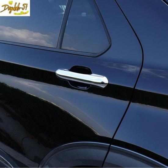 Chrome Door Handles Cover Trim Decor Fit For Ford Explorer -