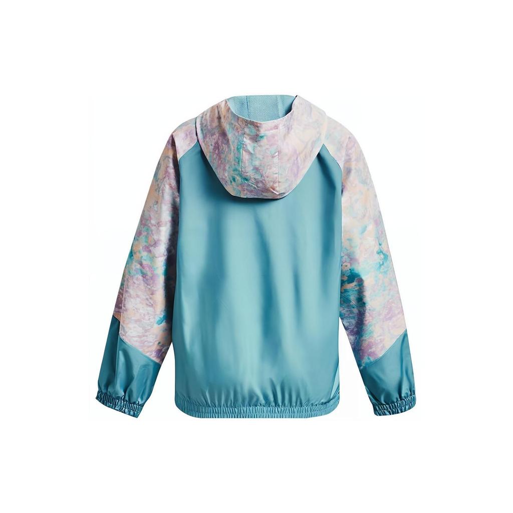 Under Armour Hooded Windbreaker Jacket Kids jackets Sky-Blue 1371217-400