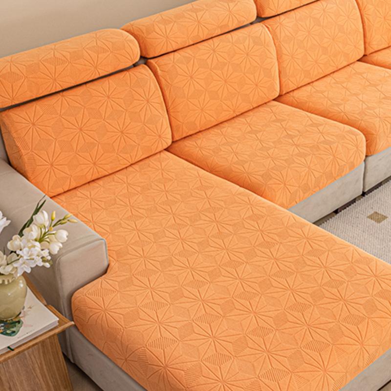 Elastic Sofa Cover Cushion Cover Sofa Hat Solid Color Sofa Cover All-inclusive Four Seasons Universal Cover Sofa Cushion Cover