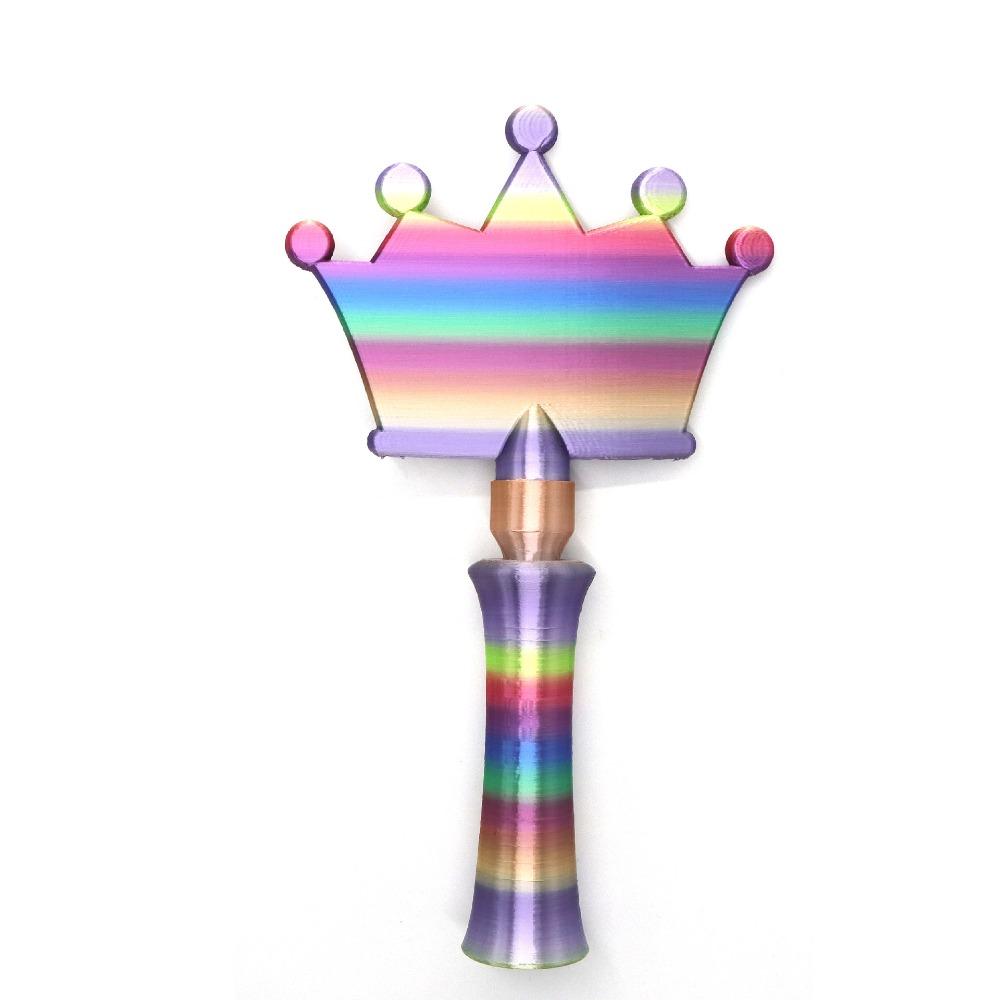 Design koruny 3D tisk Hůlka Klepněte pro platbu Kreativní teleskopický držák na kreditní karty Maloobchodní platby
