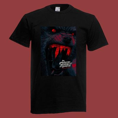 An American Werewolf In London Movie Men's Black Size S-5XL