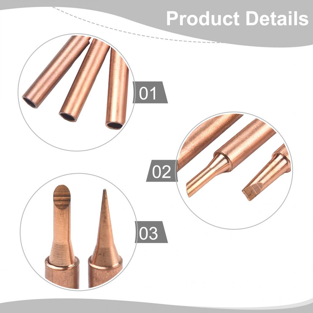 M T Welding Tool M T Welding Tool Pure Copper Soldering Iron Tips