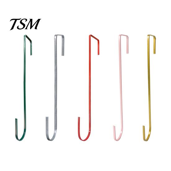 Long-lasting Wreath Holder Front Door Christmas Hook Hanger Strong Load-bearing Indoor Hanging Solution Rustproof Ultra-Thin Design Easy Installation