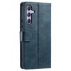 For Samsung Galaxy A17 Case 6 Card Slots PU Leather Anti-Fall Phone Cover with Wrist Strap