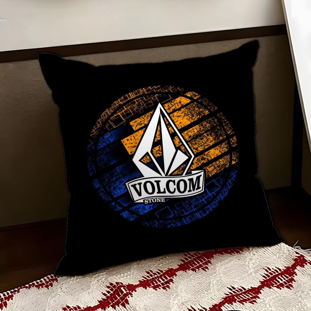 Band Cool VVolcom Cushion Cover Reversible Soft Durable Pillow Cover Home Car MultiScene Use for Daily Comfort
