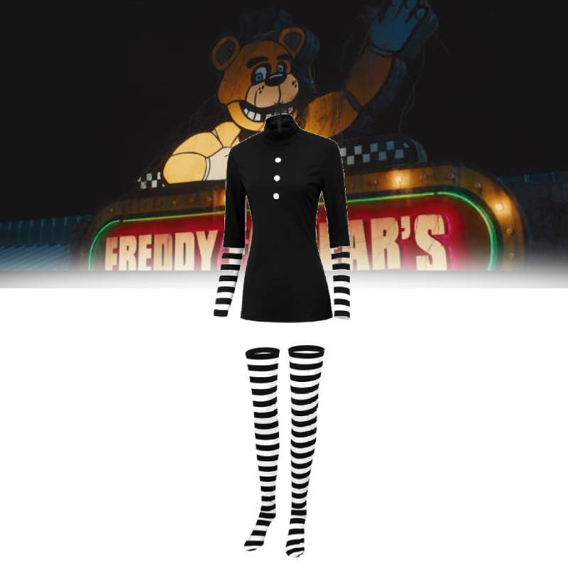 Costume da Marionetta di Five Nights At Freddys con Morbido Materiale in Poliestere per Eventi in Costume e Fan del Cosplay