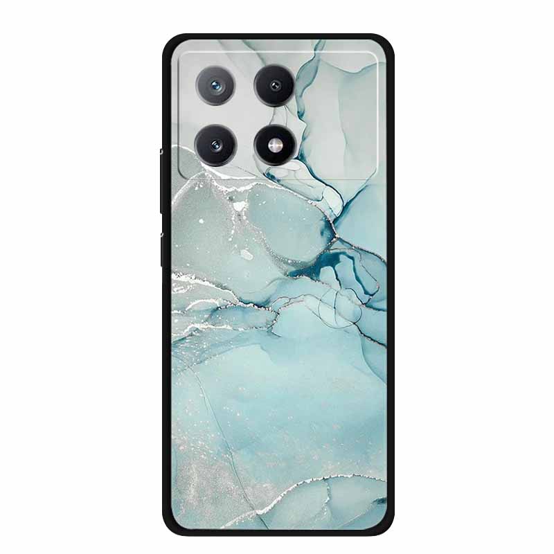 Marble Pattern Phone Case for Poco X6 Pro Clear Edge Cover Funda for Xiaomi Poco X 6 Pro Soft Transparent Coque Color Back Shell