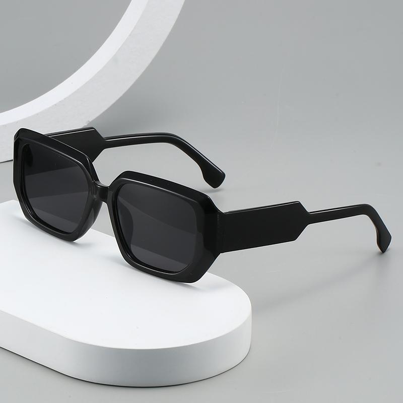 Men Vintage Rectangle Frame Sunglasses Fashion Retro Sun Glasses Luxury Brand Design UV400 Shades Eyewear Women Goggles