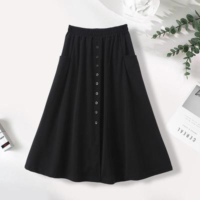 2026 Spring/Summer Plus Size High Waist A-line Skirt – Slimming, Fashionable, Mid-Length for Curvy Figures