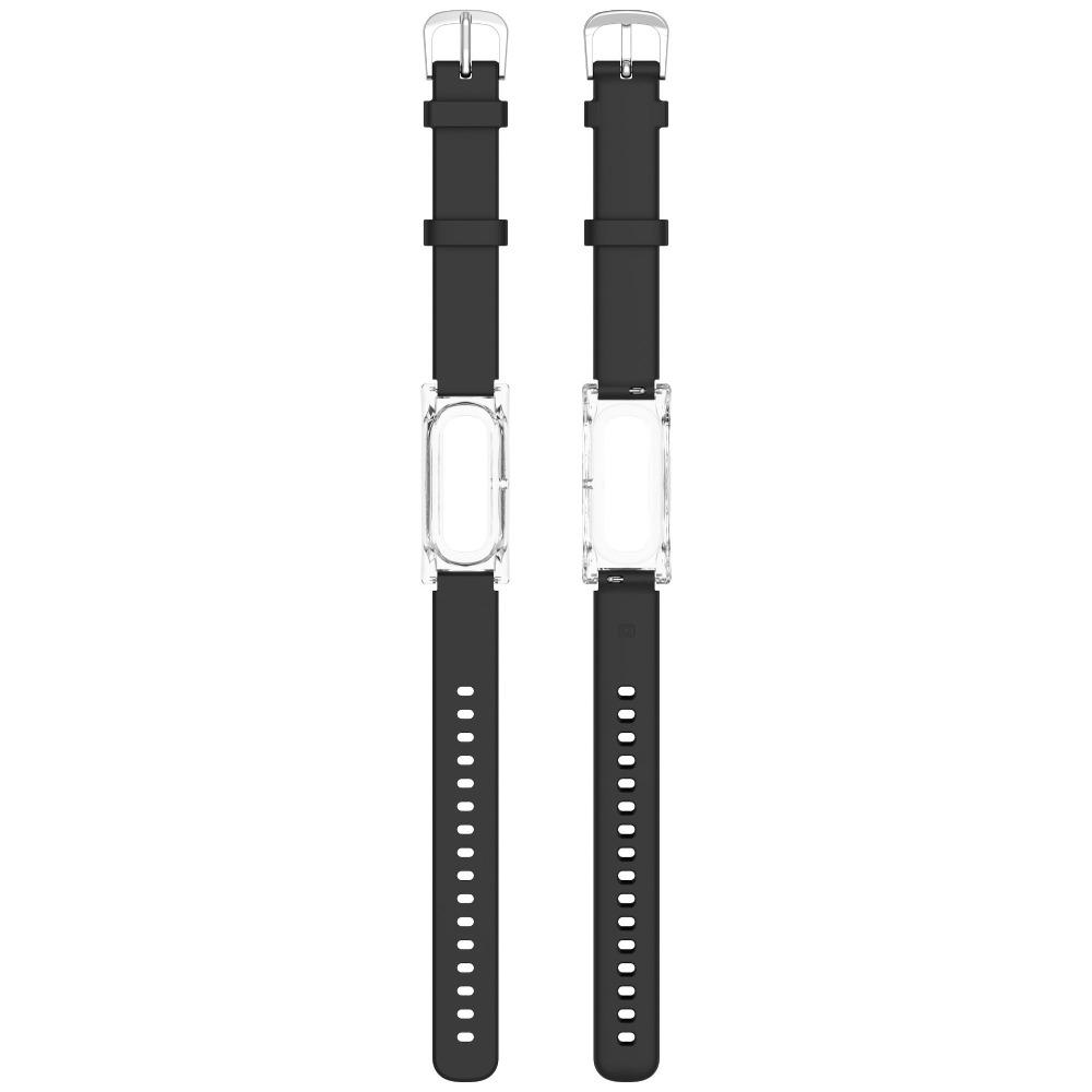 Bracelet de montre de remplacement en silicone, bracelet réglable et respirant, boîtier transparent pour Google Fitbit Air