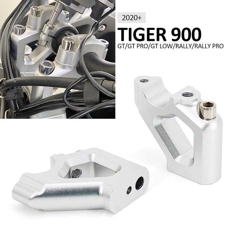 Motorcycle Handle Bar Risers Clamp Extend Adapter For Tiger 900 GT PRO RALLY TIGER 850 Sport Lift Handlebar Riser 2020-2022