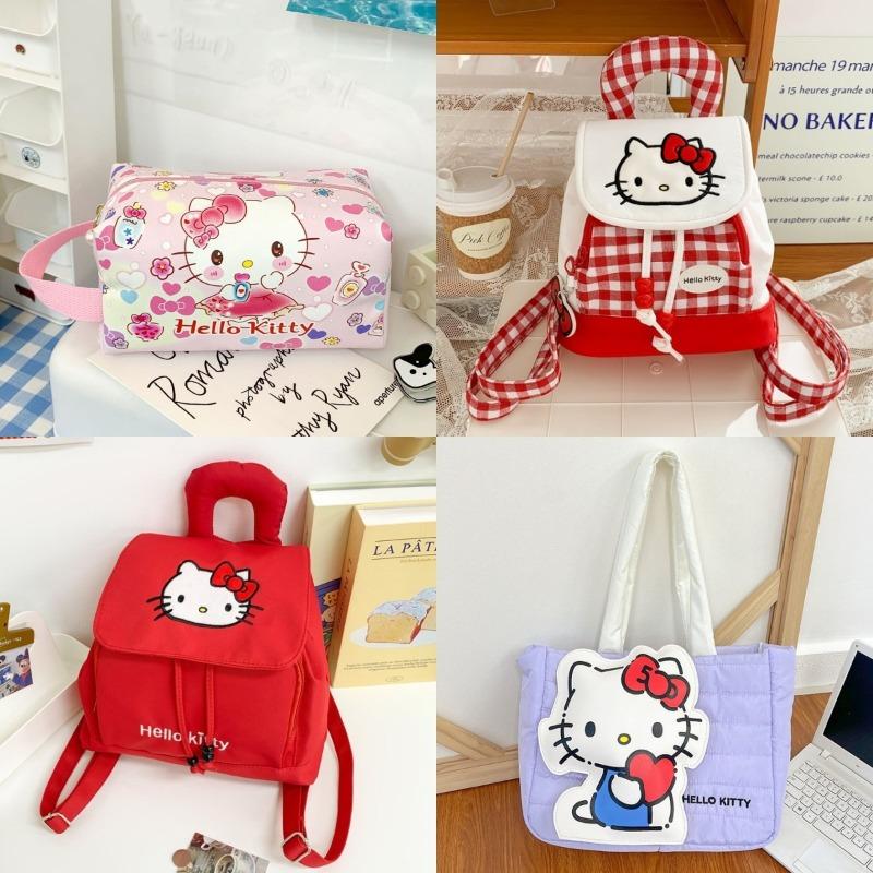 Nuova borsa a tracolla messenger leggera con gattino dei cartoni animati per uso quotidiano, borsa carina, regalo per ragazza