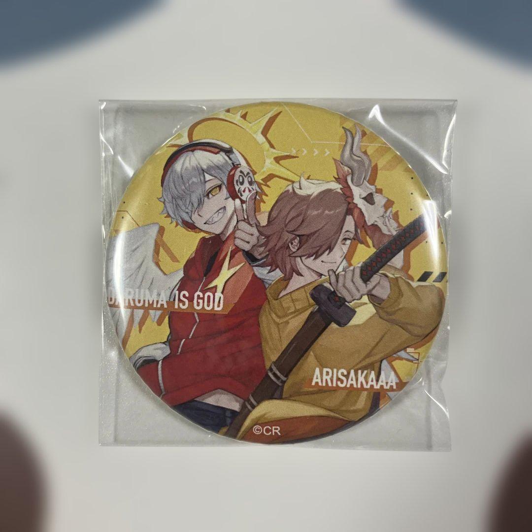 

[USED] CR Chips Bonus Can Badge Daruma s God & Arisaka
