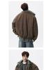 Men's Retro American Style Fur Collar Thickened Winter Jacket