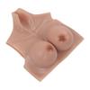 Color 2 Silicone Fake Breast Soft Comfortable Odorless Shapely Trembling Silicone Fake Boobs