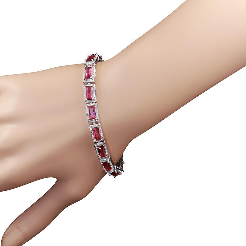 Europäisches und Amerikanisches Neues Schmuckset Grandios und Voll von Diamant-Zirkon Damen Schmuck Dekorationen Hochwertige und Modische Accessoires