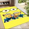 Minions Teamwork Friendship Carpet Rug Soft Washable Antislip Home Living Room Sofa Mats Personalized Christmas Rug
