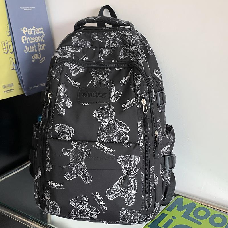 Children's school bag Elementary school girl Junior high school student High school student Printed backpack