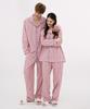[Dossy] [2SET] Silk-Fit Peony Long Sleeve Couple Pajama Set [Shipped from Korea] 100% Authentic