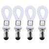 1/2/4PCS Multipurpose Braided Towel Clips Metal Clamp Bathroom Cotton Loop Cloth Hanger For Kitchen Home Storage