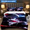 Tokyo anime Artwork 3pcs K-pop music group Bedding set,Ideal for Bedroom, Dormitory,Including Duvet Cover And 2pcs Pillowcases,Fan gifts