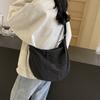 Student Class Bag Women Commuter Bag Large Capacity Crossbody Shoulder Bag Underarm Tote Bag