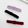 FANTASTIC PLANET flat velvet ribbon hair pin (3colors)
