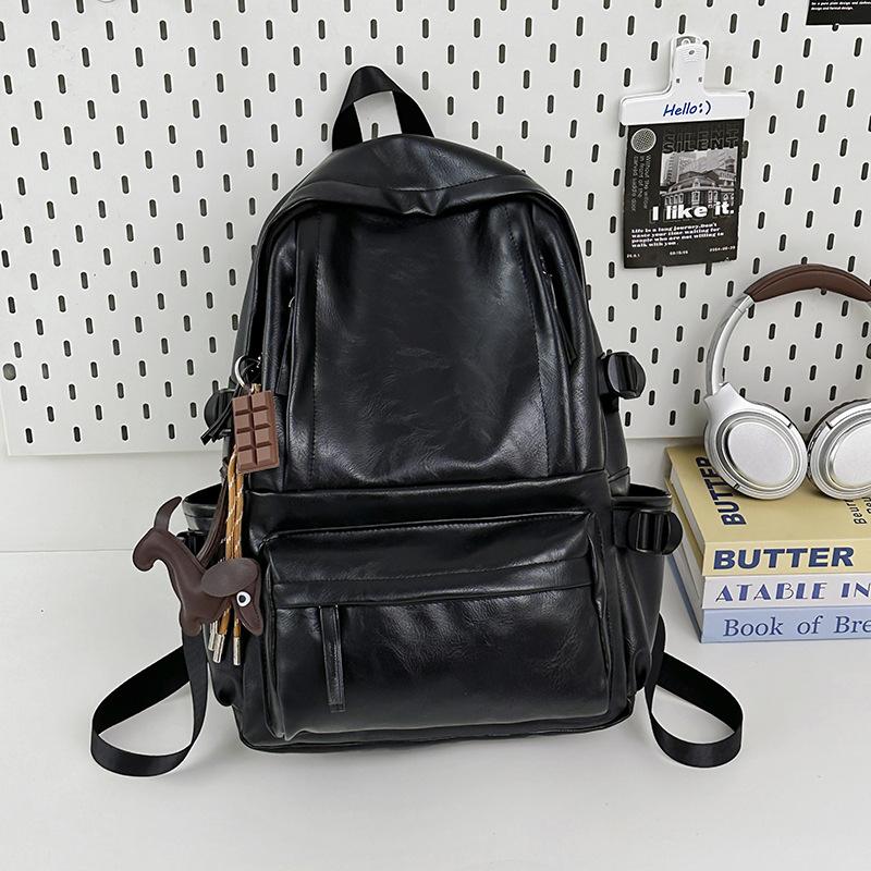 Schoolbag new Korean version ins retro backpack large capacity leisure student class schoolbag outdoor sports travel backpack