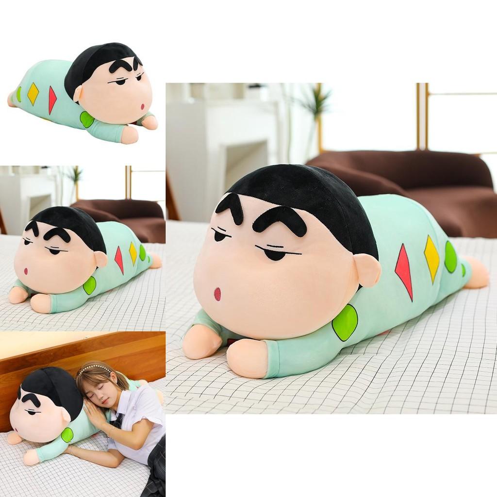 Crayon Shin Chan Sleeping Pose Plush Cartoon Soft Bed Decor Gift For Kids