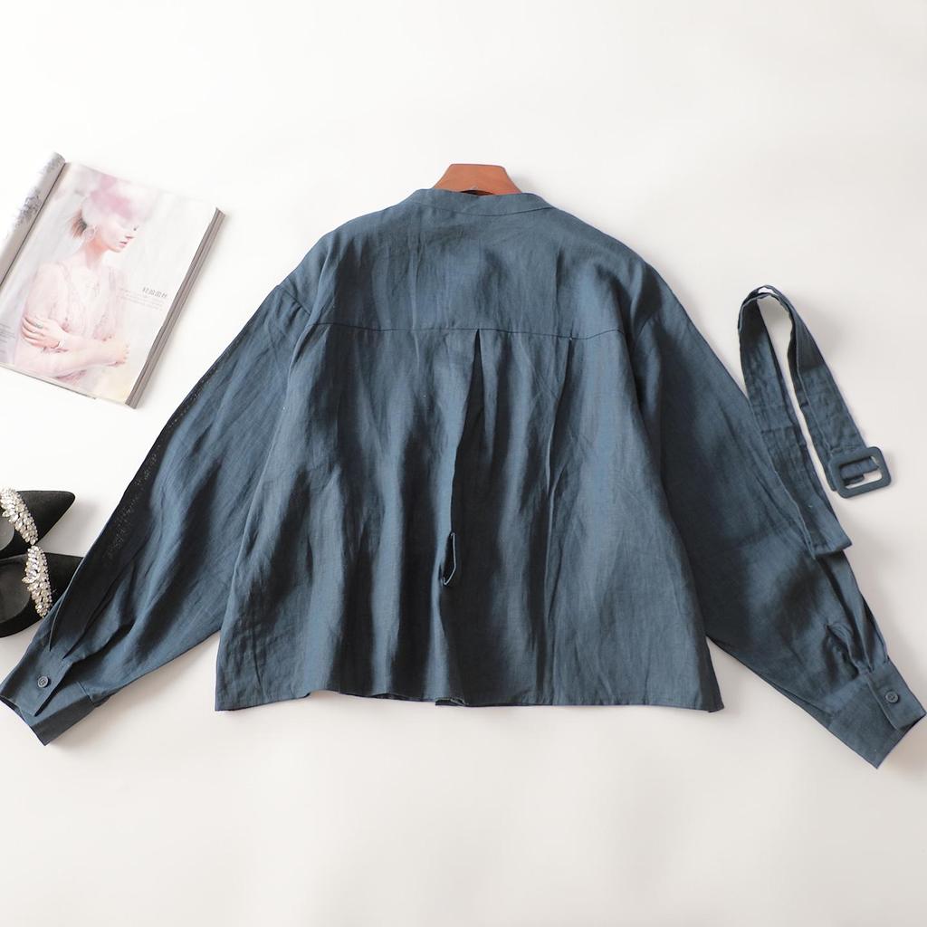 Autumn Long Sleeve Mid-Length Women's Shirt