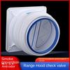 Air Outlet Fresh System Pipe Check Valve Ventilation Range Hoods Check Valve  Valve Parts