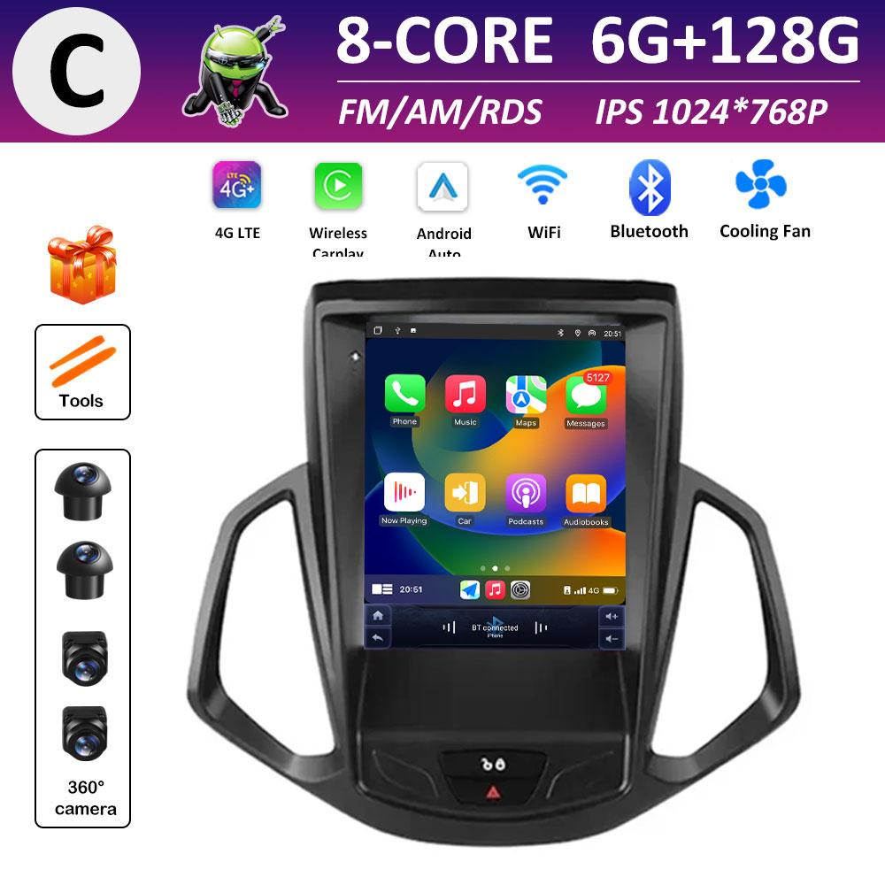 Autoradio GPS Navigation for Ford EcoSport 2013 2014 2015 2016 - 2017 Car Multimedia Video Radio Player Android OS WIFI No 2 Din